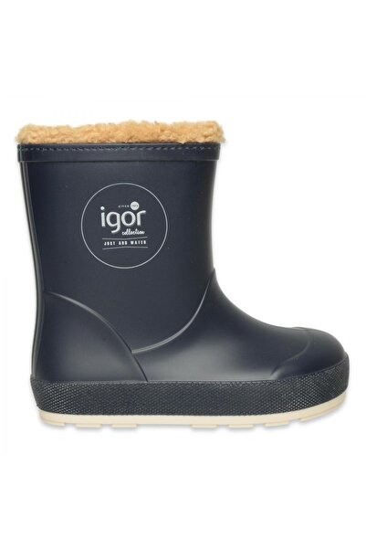 IGOR Cc381 Yogi Nautico Borreguito Yağmur Lacivert Çocuk Çizme