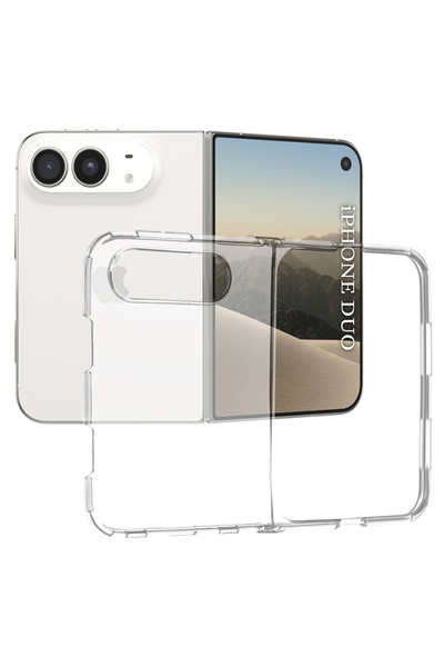 Techsuit Clear Silicone Case, for iPhone Duo, Transparent