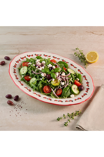 Aryıldız Gia Gonca Kayık Plate 25 cm