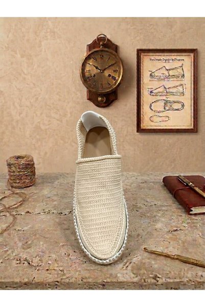 orifkozmo 100% Handmade Hand-Knitted Men's Espadrilles & Lightweight Casual S...