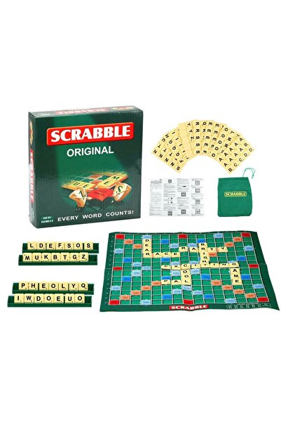 Scrabble Joc de societate, BrainWords, dezvoltă gândirea și inteligența, în l...