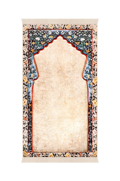 Bursa İpek Black Sponge Velvet Prayer Rug