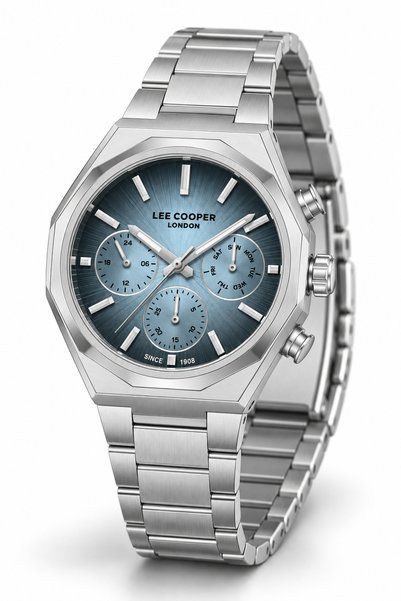 Lee Cooper OTKLC000058 Erkek Çelik Kordonlu Quartz Kol Saati