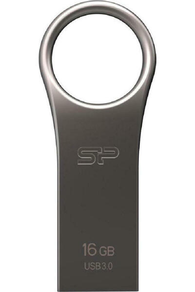 Silicon Power Jewel J80 16GB USB 3.0 Στικάκι Ασημί