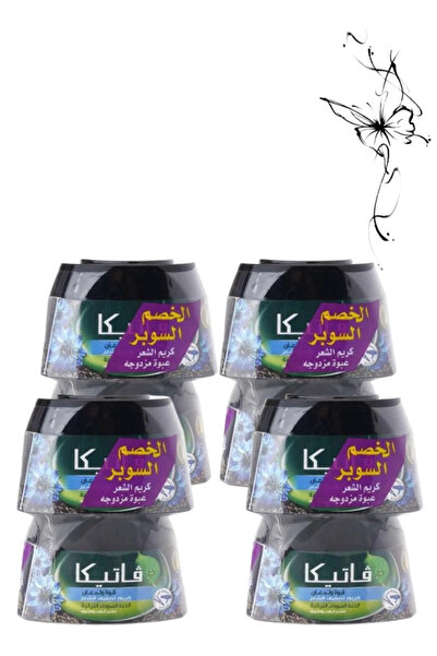 Vatika 4 قطع كريم تصفيف الشعر بالحبة السوداء 140 مل عبوة من 2