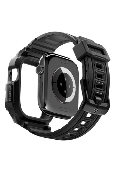 Spigen Curea smartwatch cu husa Rugged Armor Pro, confortabila toata ziua, co...