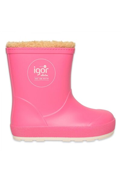 IGOR Cc381 Yogi Nautico Borreguito Yağmur Fuşya Çocuk Çizme
