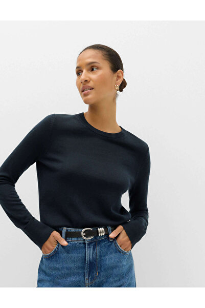 Marks & Spencer Saf Merino Yünü Bisiklet Yaka Kazak