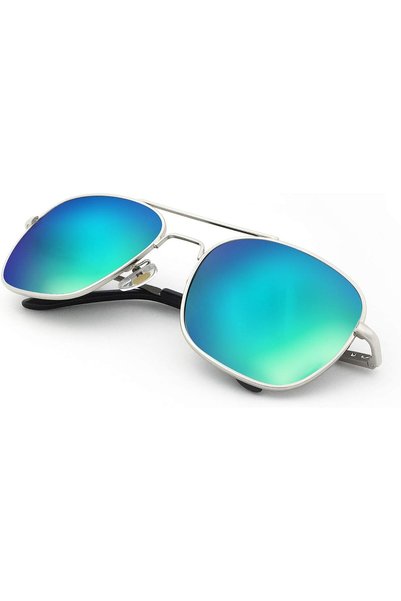 J S LANGRİ J+S Premium Military Style Classic Aviator Sunglasses, Polarized, ...