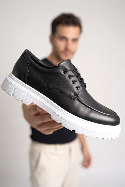 Zerenyus Zrjt13X High Quality Lace-Up Men's Casual Sports Classic Shoes - Bla...