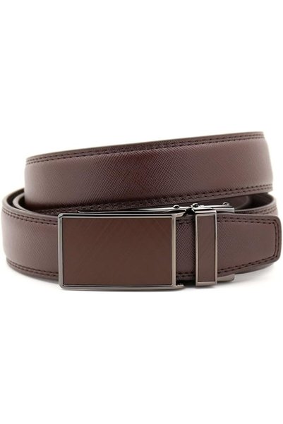 Goodern Men's PU Leather Belt With Easier Adjustable Buckle - Casual Jeans Classic Work Business Dre