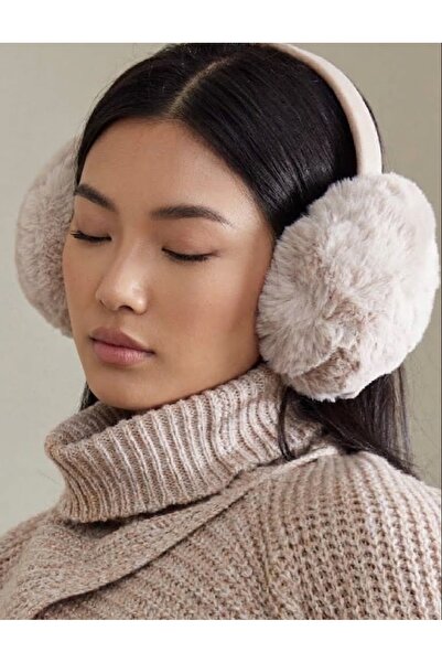 gozdeasutayaccessory سماعات أذن من القطيفة بلون الإكرو
