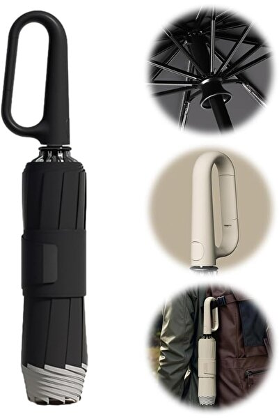 GENERAL Ring Buckle Umbrella, Portable Folding Umbrella for Rain&Sun, Reflect...
