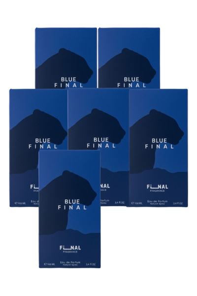 FİNAL 6 قطع عطر أزرق 100ML