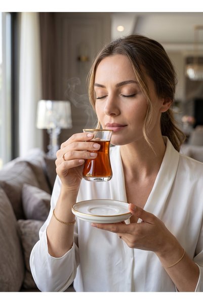 REGNA HOME Fine Living Diva Tea and Coffee Set for 6 People