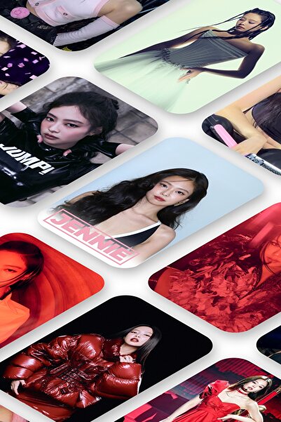 KSTAR Blackpink Jennie 56 Adet Premium Fotokart Seti