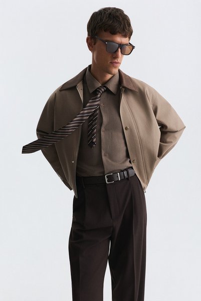Antioch Contrast Collar Technical Men's Coat