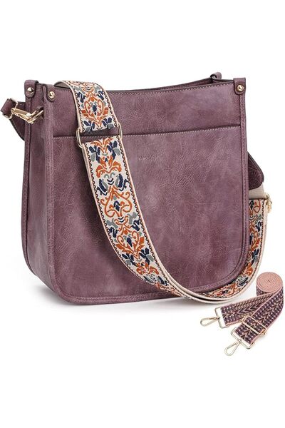 GENERAL HKCLUF Crossbody Bags for Women Trendy Vegan Leather Hobo Handbags Wi...