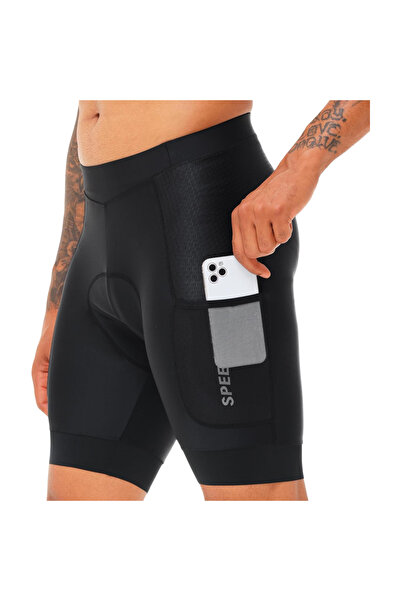 OtherMax Pantaloni scurți de ciclism pentru bărbați cu bazon cu gel 4D respir...