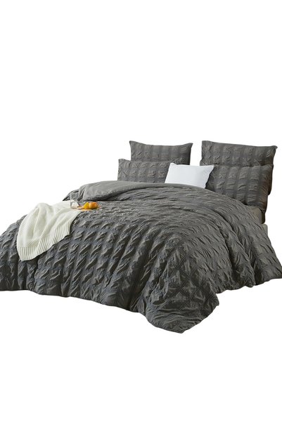 OtherMax Set de lenjerie de pat Pilotă 135 x 200 2 Fețe de pernă 80 x 80 cm G...