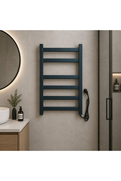 Alista Home Electric Towel Radiator, 140W, Metal, Black