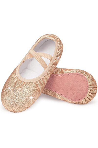 STELLE Girls Mary Jane Glitter Shoes Low Heel Princess Flower Wedding Party D...