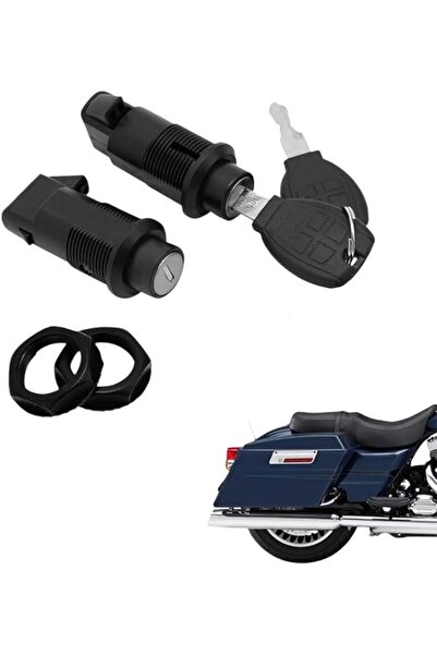 GENERAL 2 Keys Saddlebag Lock Set,Universal RS Lock Set, Hard Bag Security Lo...