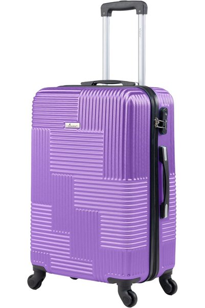 senatore Senator Hard Case Checked Bag 28 Inches Large Suitcase with Wheels f...