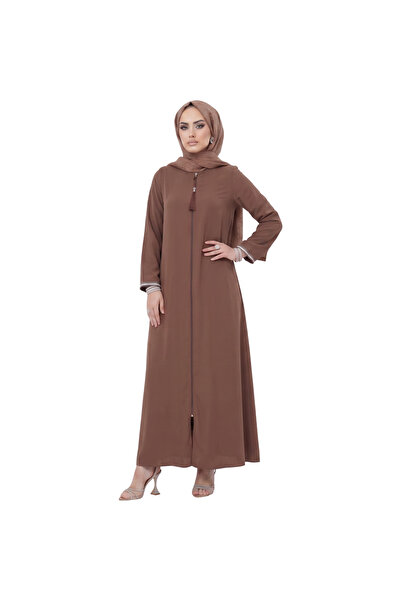 OtherMax Rochie Abaya Musulmană de Damă Maxi Elegantă de Ocazie Maro 3XL — ro...