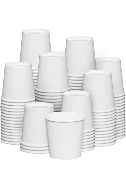 Habbaa White Paper Cups 4oz | Eco Friendly Disposable Cups | Hot & Cold Drink...
