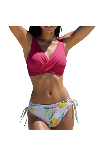 OtherMax Costum de baie damă Bikini Set din două piese Push-Up Roșu M — costu...
