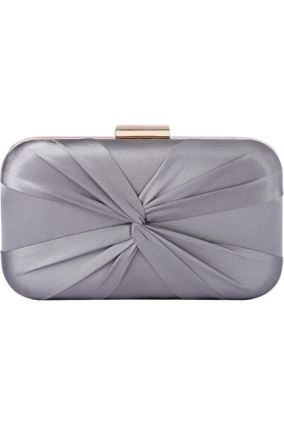 GENERAL Pleated Satin Clutch Purse For Women Wedding Bridal Clutch Bag Prom P...