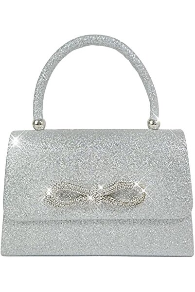 GENERAL Trisapu Womens Evening Bag Sparkly Bow Clutch Purse Wedding Party Pur...