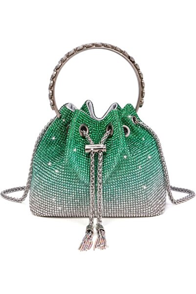 GENERAL Sweetovo Bling Crystal Rhinestone Purse for Women Sparkly Clutch Hand...