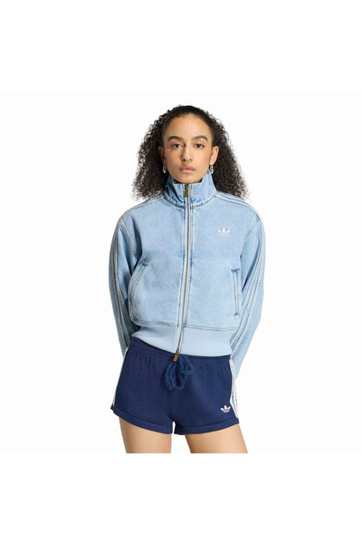 adidas KQ6492-K Fb Tt D Kadın Ceket Açık Mavi