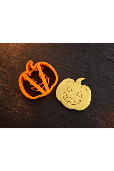 Halloween Balkabağı Kurabiye Kalıbı - Jack O Lantern Hamur Kesici Cadılar Bayramı