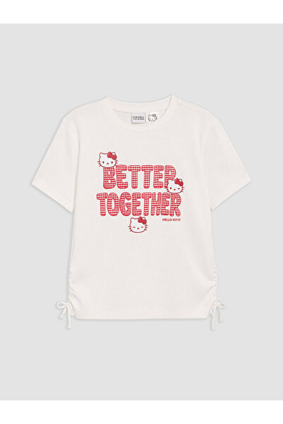 LC Waikiki Lcw Kids Crew Neck Hello Kitty Printed Girls' T-Shirt