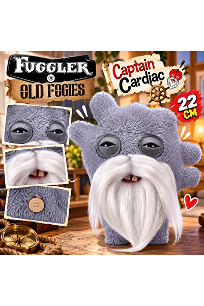 Cici Oyuncak Fuggler Old Fogies Captain Cardiac 22 cm Peluş Oyuncak Figür Uzu...