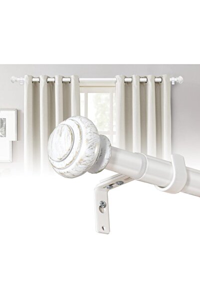OtherMax Set 2 Galerie Telescopice Reglabile Alb 76-349 cm 25mm — galerie per...