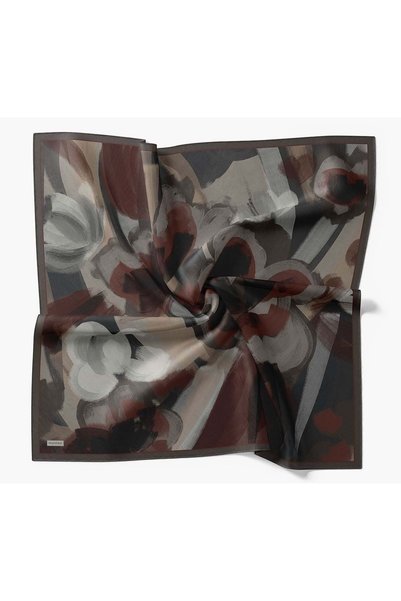 Silk Home وشاح فيلورا مصبوغ بالألوان المائية