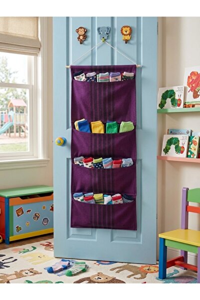 Üçbey Children's Room Toy Bag Closet Organizer. Multi-Purpose Organizer Shelf...