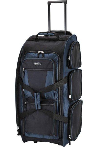 Travelers Club Xpedition 30 Inch Rolling Multi-Pocket Upright Duffel