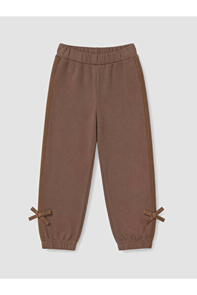 LC Waikiki Pantaloni de trening tip jogger pentru fetițe, cu dungi laterale