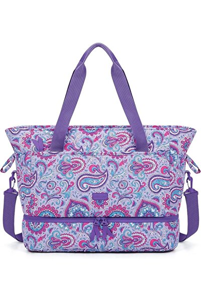 BAGSMART Weekender Overnight Bag, 39L Large Travel Duffle Bag for Women, Quil...