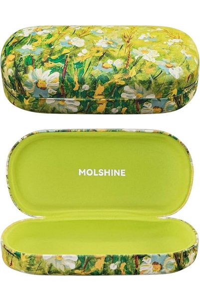 molshine Hard Sunglasses Case, Classic, Colourful and Large Hard Case Glasses...