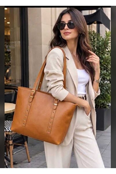 GlowSa حقيبة كتف نسائية كبيرة الحجم مناسبة للابتوب والكتب