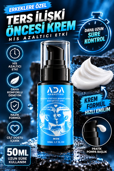 Ada Marketing Erkeklere Özel Ters İlişki Öncesi His Azaltıcı Krem 50 ml – Has...