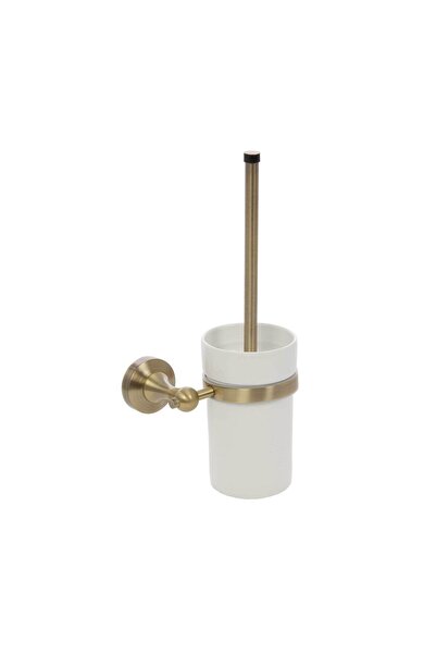 OEM Perie WC Kadda Retro 89790, suspendat, metal,ceramica, finisaj auriu anti...