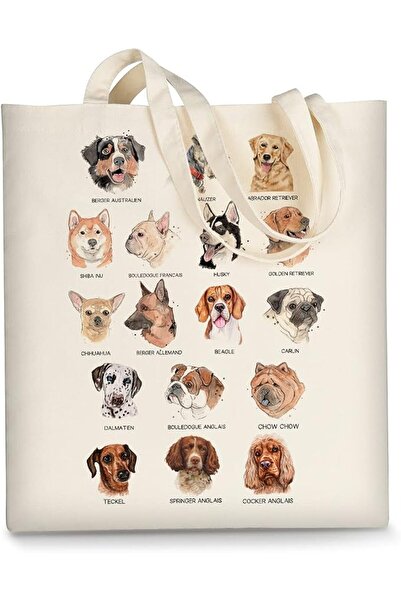 GENERAL AUSVKAI Canvas Tote Bag Aesthetic for Women, Cute Reusable Cloth Cott...