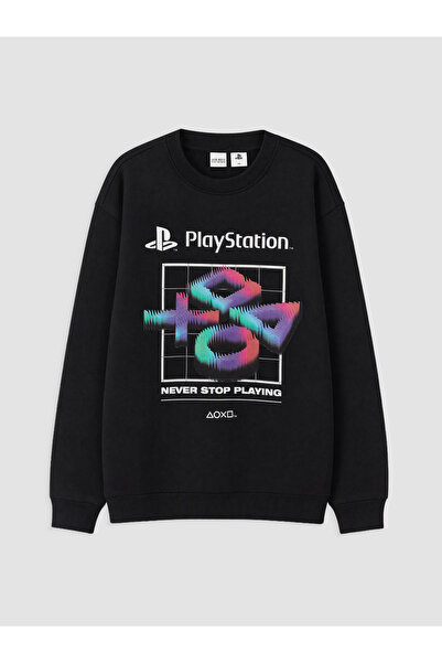 LC Waikiki Дебел суичър за момчета с принт PlayStation